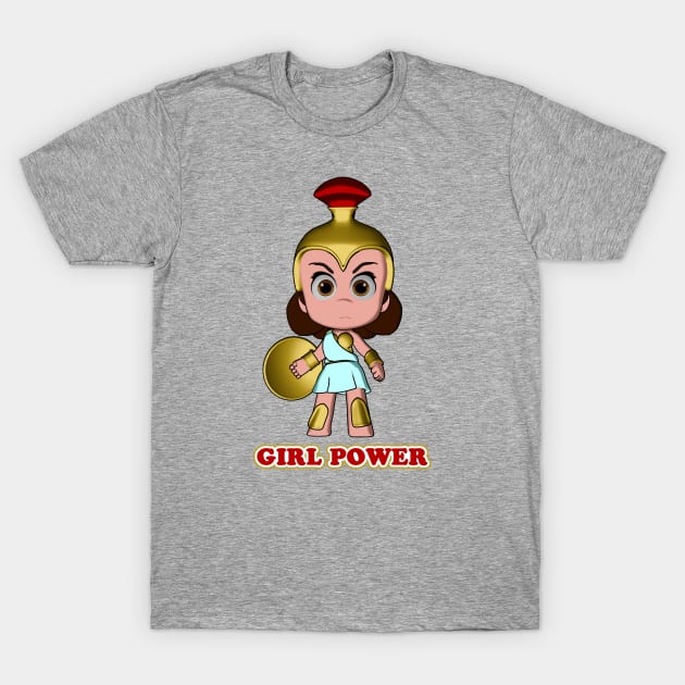 Athena Girl Power T-Shirt by Godsibi